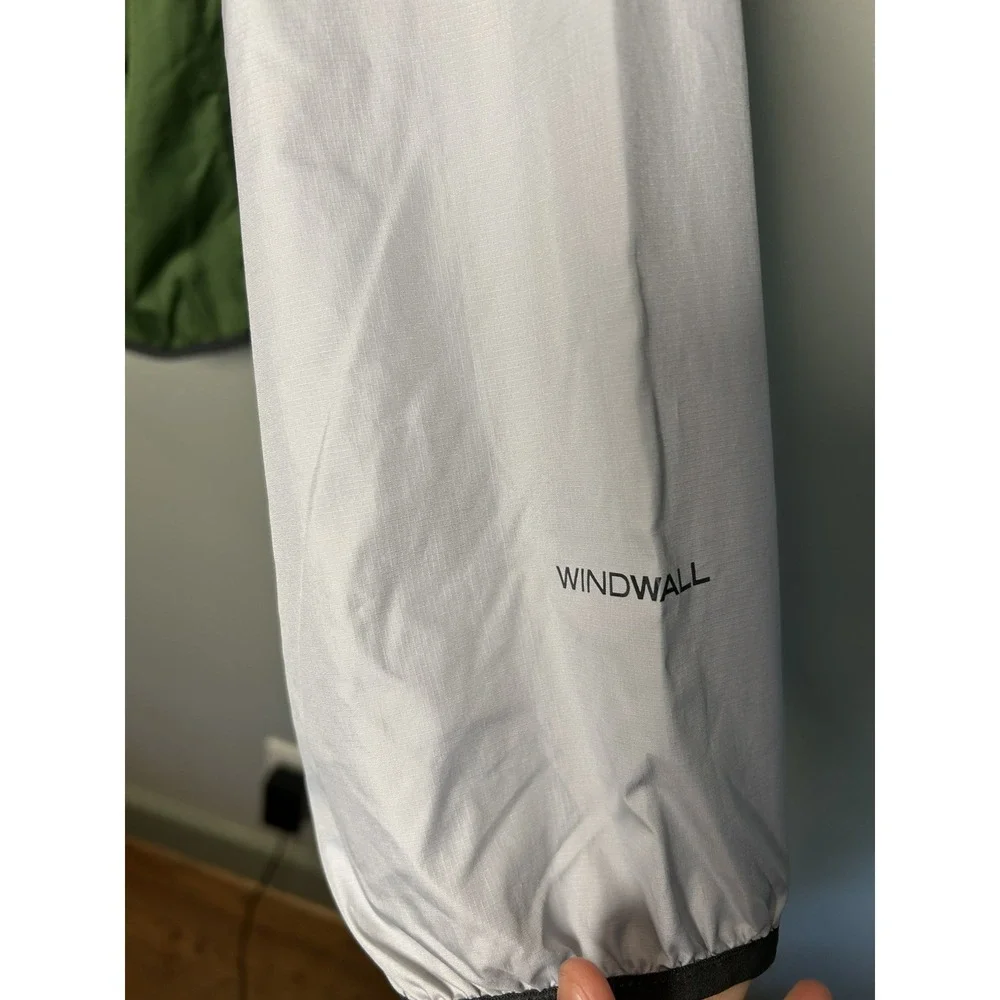 THE NORTH FACE Windwall Jacket Men L Color block Packable Half Zip Hike Trail